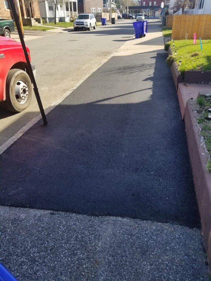 Asphalt Sidewalk